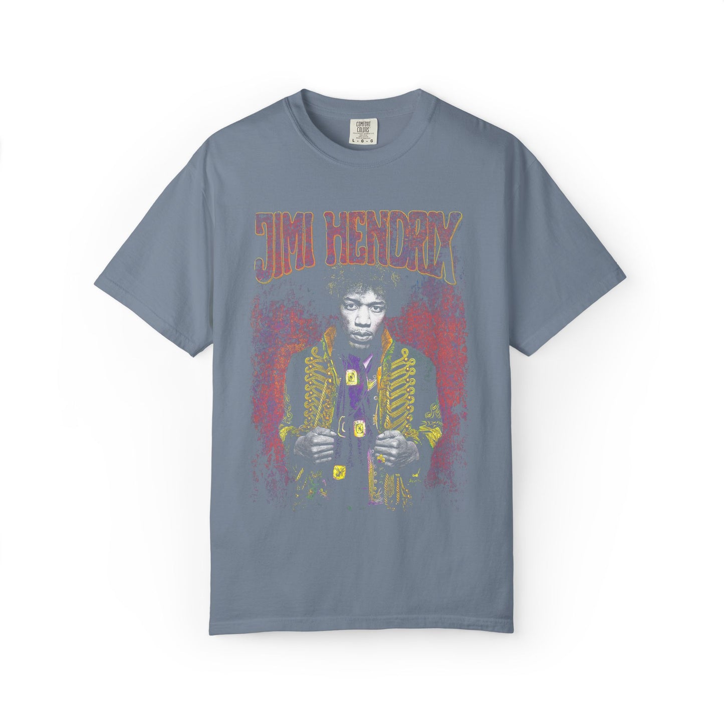 Jim Retro Rock Portrait T-Shirt — Vintage Psychedelic Band Graphic