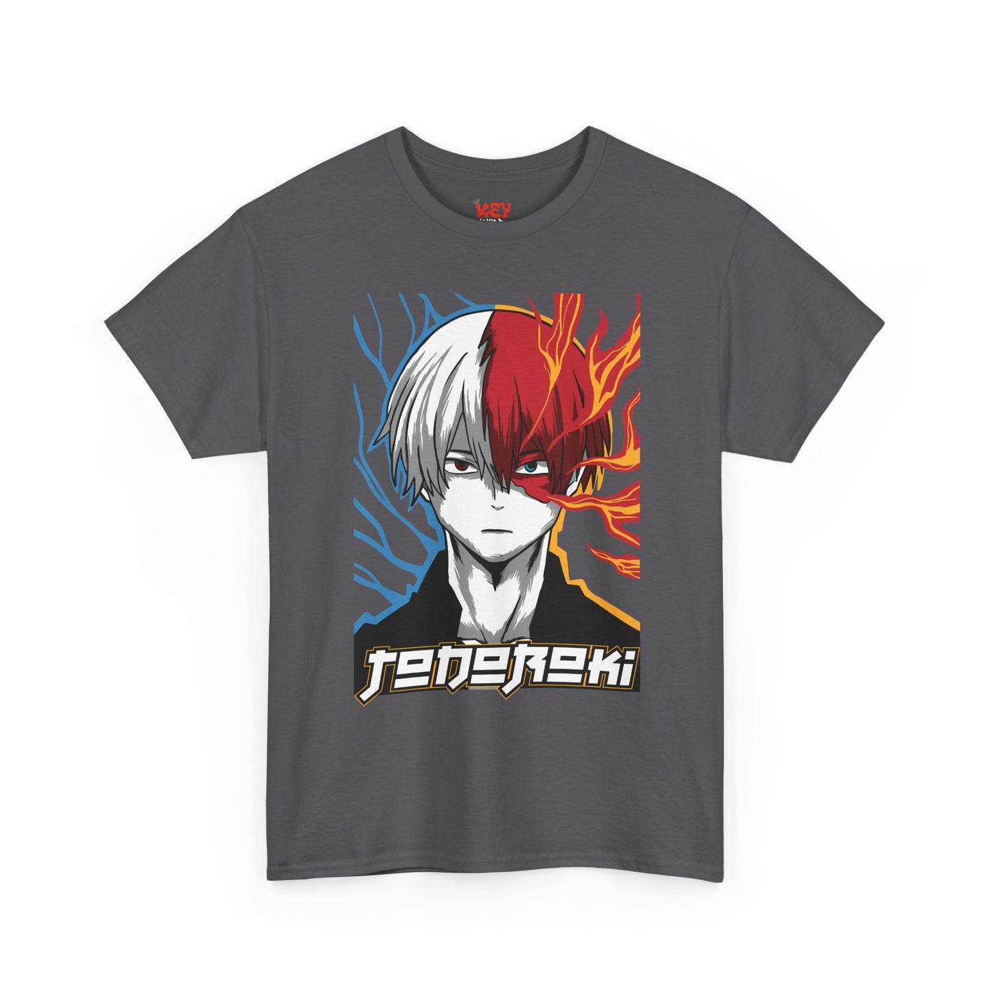 Shoto Todoroki Split Flame & Ice Graphic Tee