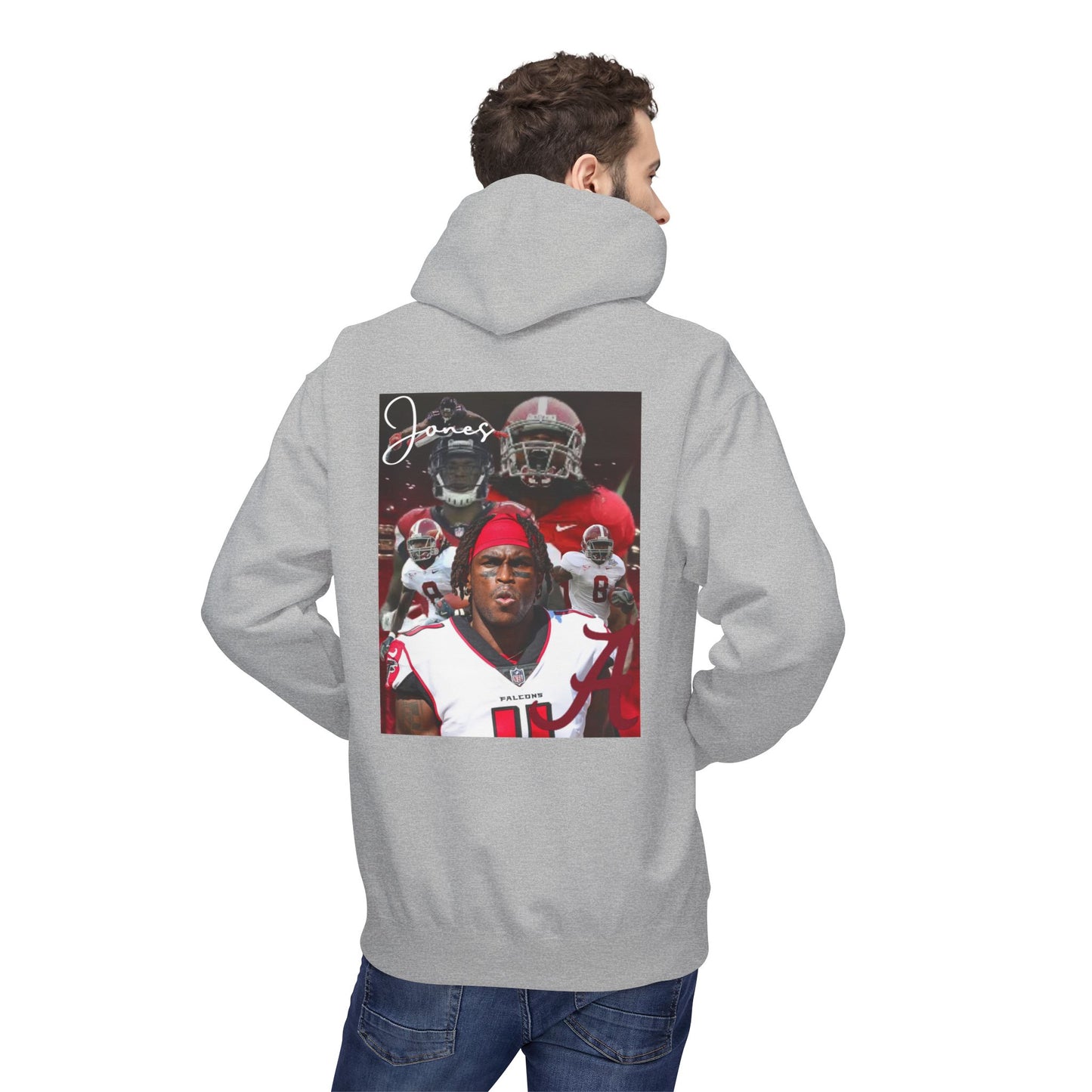 Julio Jones Custom Hoodie — 'Keywear' Signature Graphic Football Player Pullover