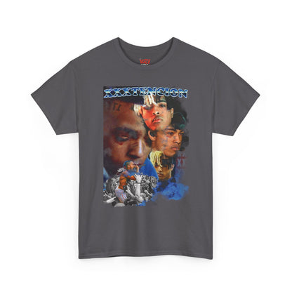 X Graphic Tee - Retro Rap Collage T-Shirt (Portrait Montage Design)