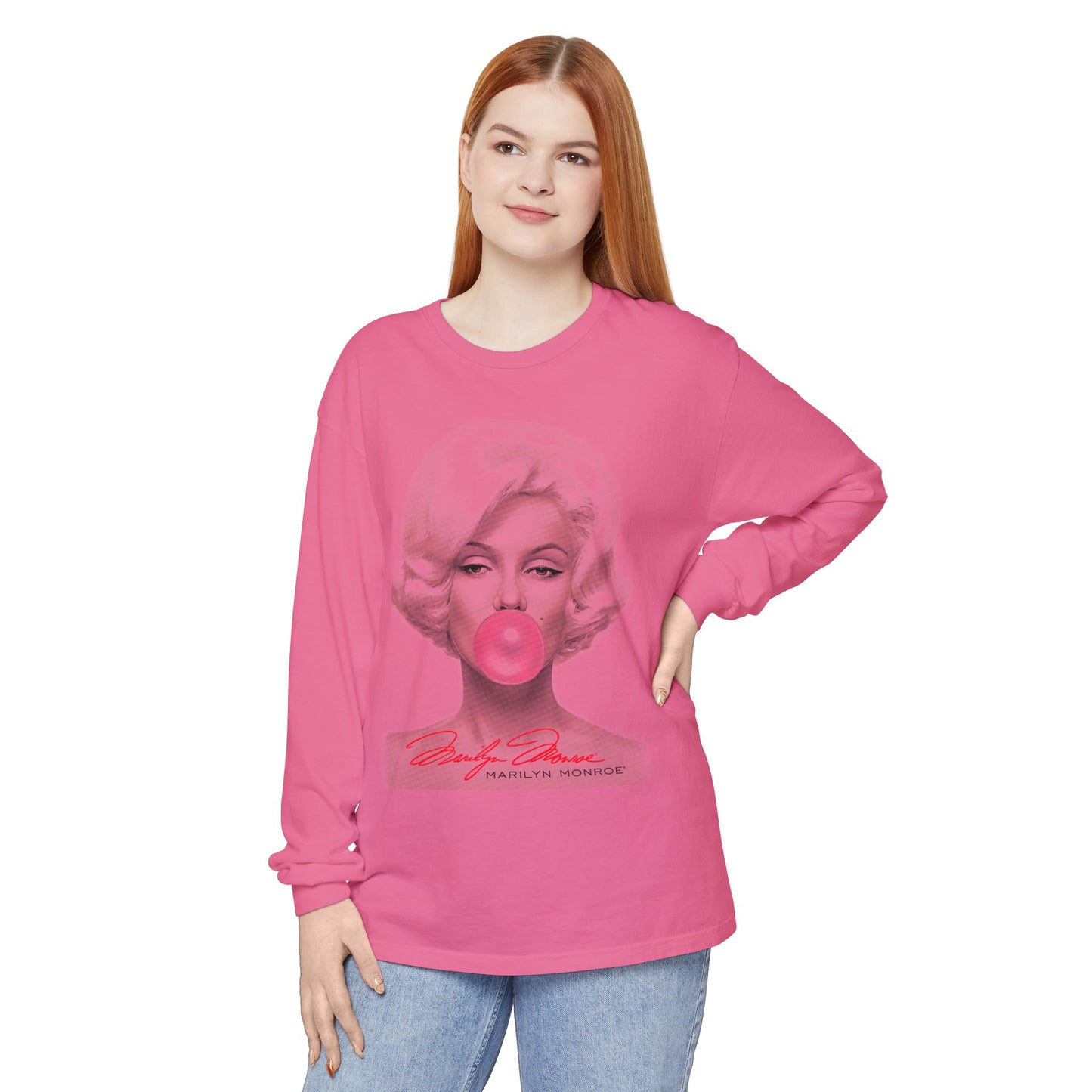 Monroe Bubble Gum Long Sleeve T-shirt