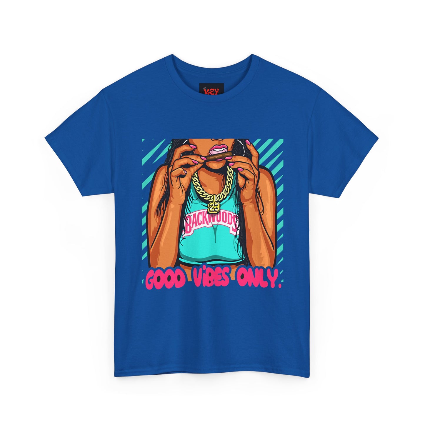 Good Vibes Only Tee — Retro Pop Art Graphic T-Shirt
