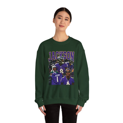 Lamar Jackson Graphic Crewneck Sweatshirt | Cozy Sports Apparel | Unisex Casual Wear | Perfect for Game Day, Gifts, Stylish & Comfy Sweatshirt