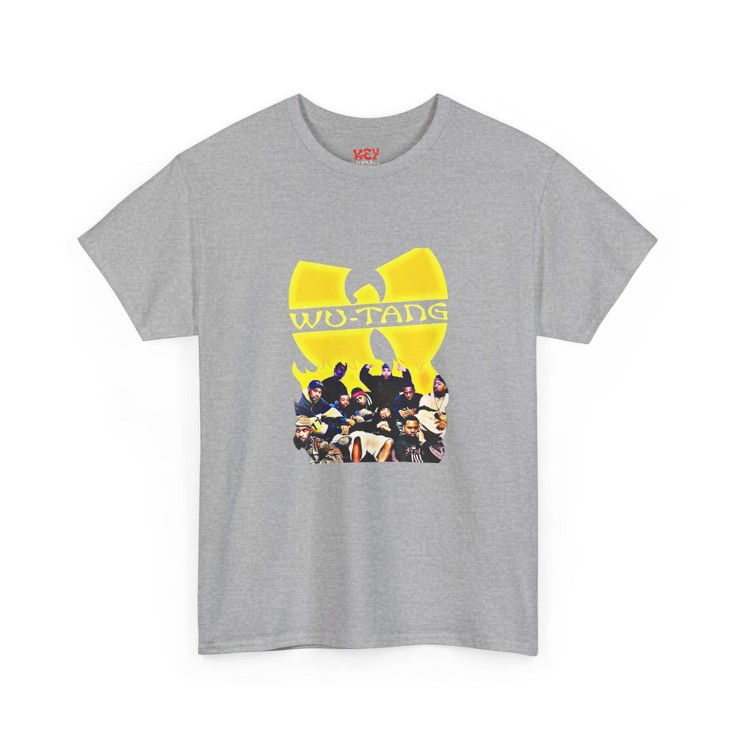 Wu-Tang Clan Logo Photo Tee — Yellow Icon Graphic T-Shirt