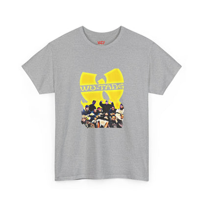 Wu-Tang Clan Logo Photo Tee — Yellow Icon Graphic T-Shirt