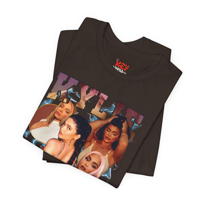 Bootleg Kylie Jenner Graphic Tee — Retro Collage