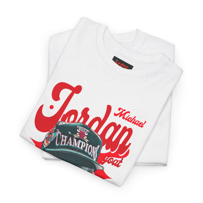 Jordan Champion Tee — Vintage Michael Jordan 6x Finals MVP Basketball Shirt