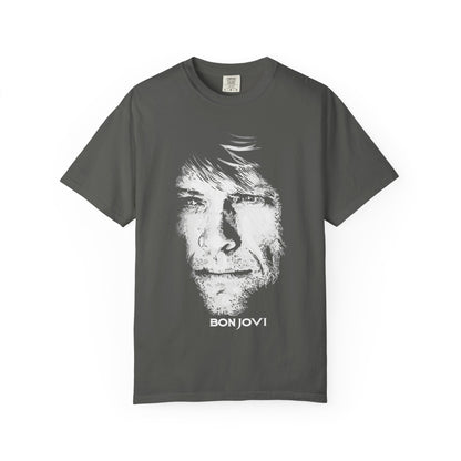 Vintage Rock Portrait T-Shirt — Bon Jovi Graphic Tee