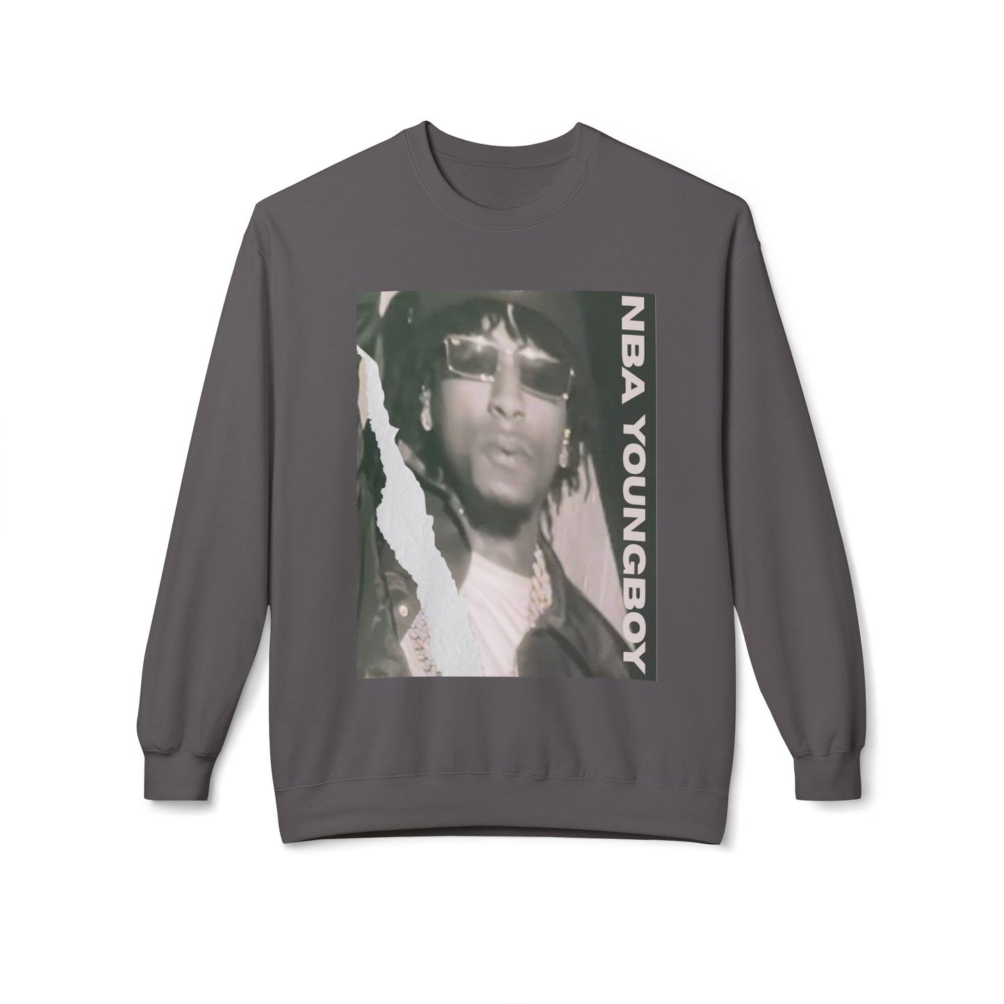 YOUNGBOY Vintage Photo Crewneck Sweatshirt — Keywear custom Graphic