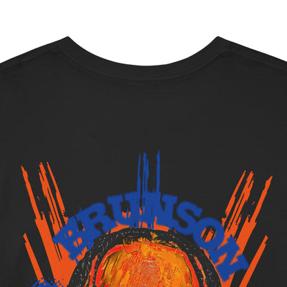 Brunson #11' Retro Portrait Basketball T-Shirt