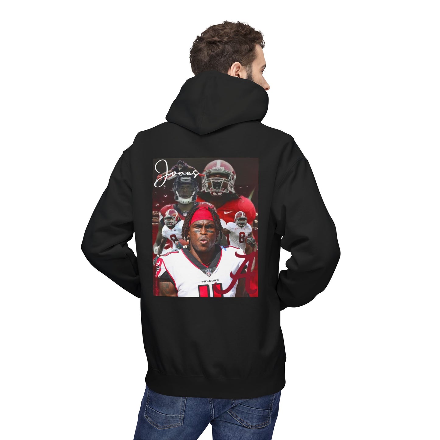 Julio Jones Custom Hoodie — 'Keywear' Signature Graphic Football Player Pullover