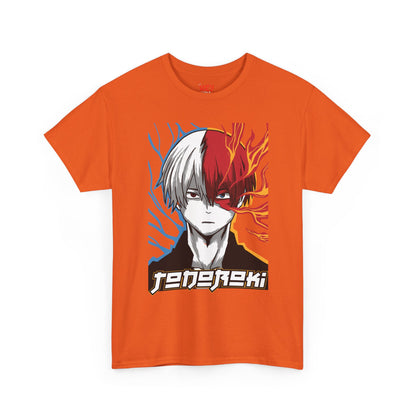 Shoto Todoroki Split Flame & Ice Graphic Tee