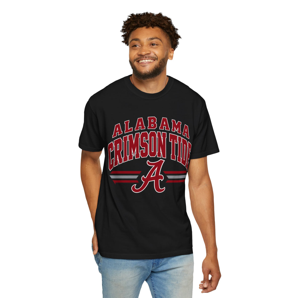Alabama Crimson Tide Graphic T-Shirt — Vintage Collegiate Football Tee