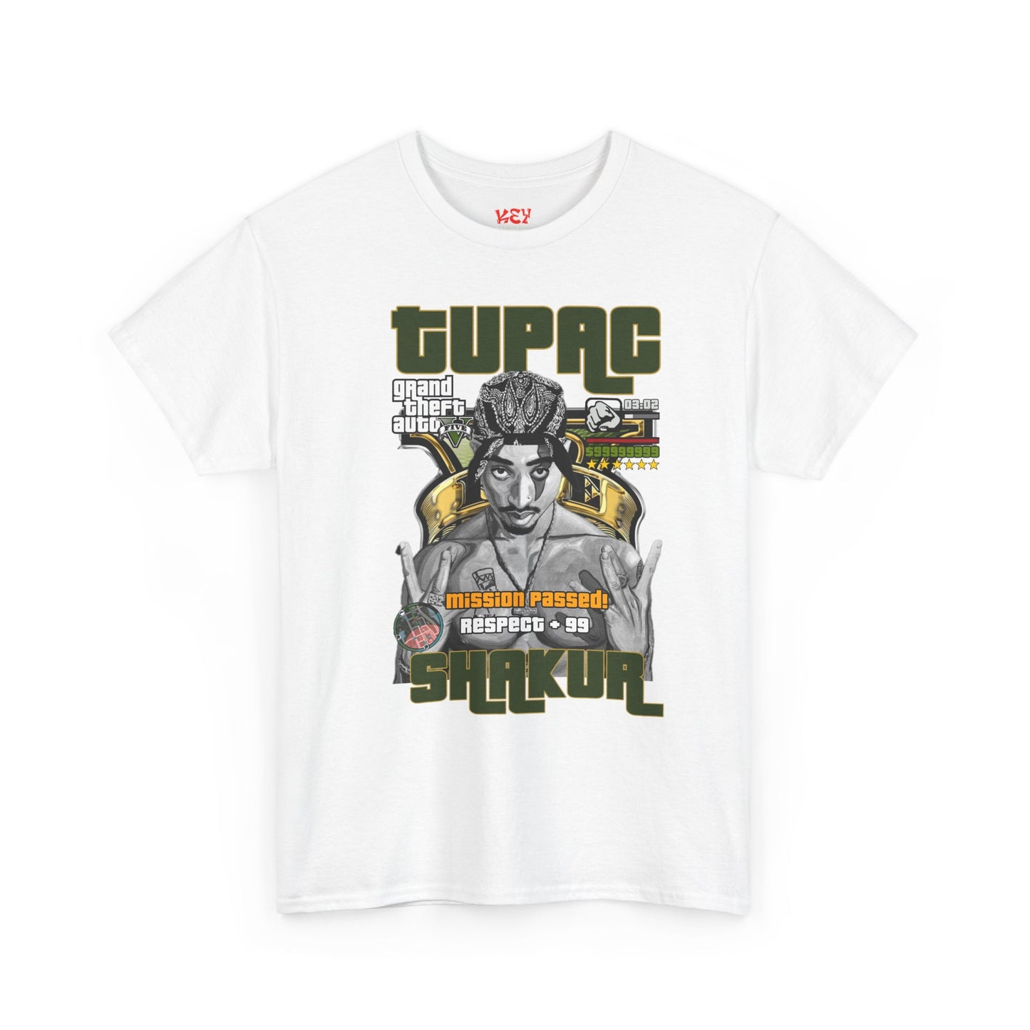 2pac Tribute Unisex Heavy Cotton Tee