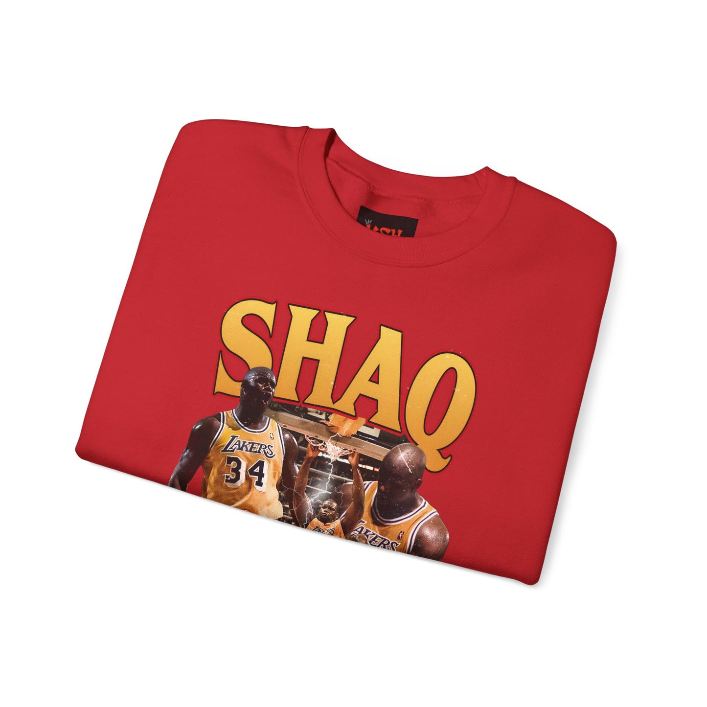 Shaq Attack Crewneck Sweatshirt, Basketball Apparel, Unisex Streetwear, Sports Fan Gift, Cozy Layering Essentials