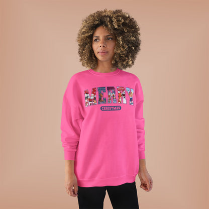 Merry Christmas Crewneck Sweatshirt — Festive Holiday Graphic Pullover