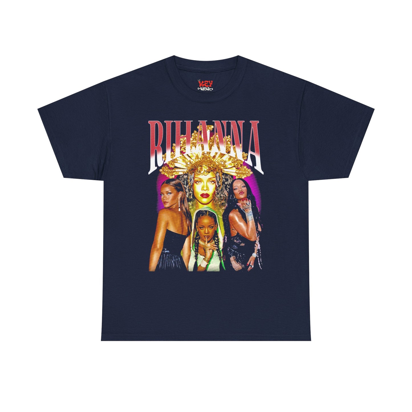 RiRi Graphic Tee — Retro Collage Music Icon Design