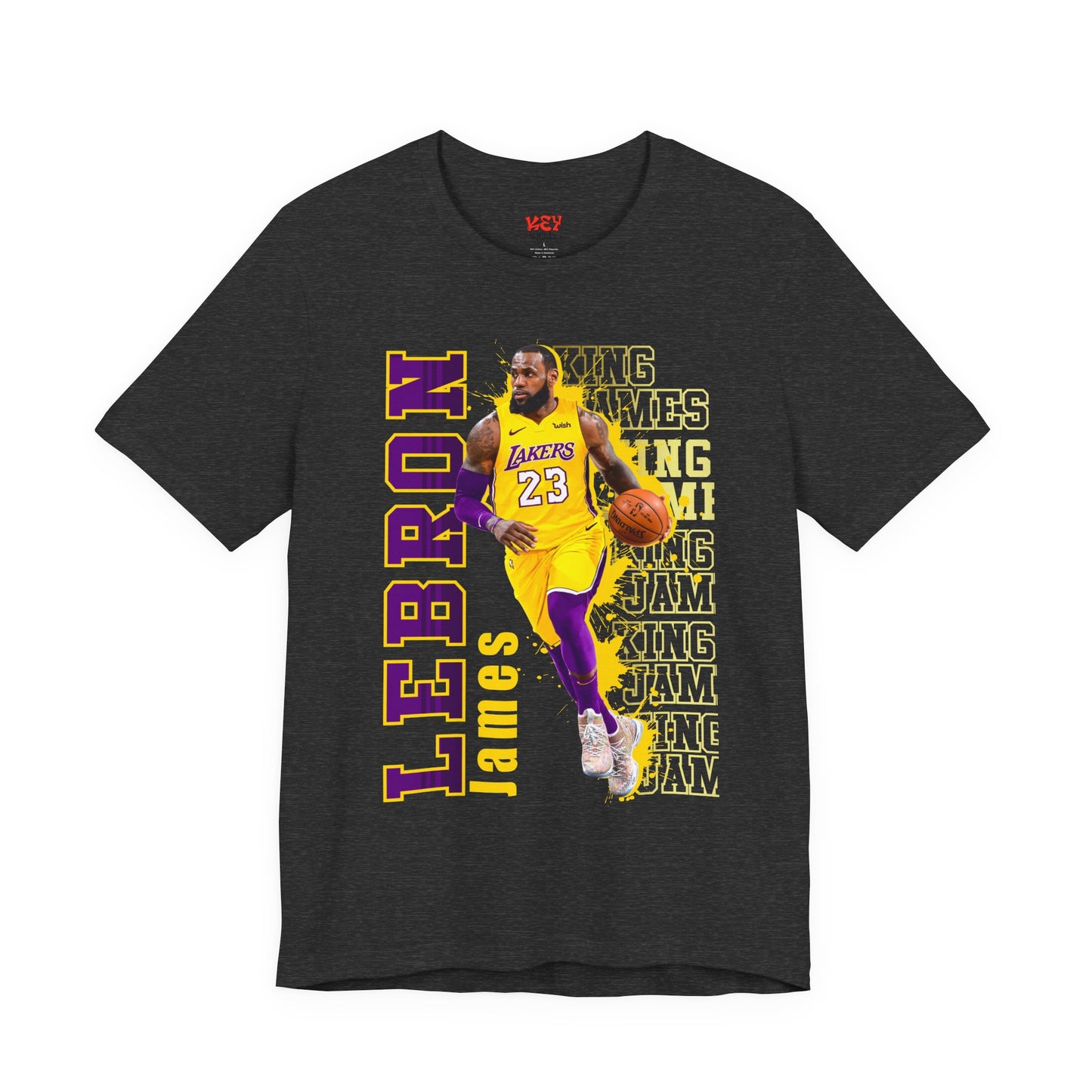 Lebron James Unisex Jersey Tee, Basketball Fan Shirt, Sports Apparel, Gift for Him, Casual Wear, Lakers Merchandise
