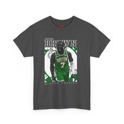 Jaylen Brown Boston Celtics Graphic Tee — NBA Player Basketball Fan Shirt
