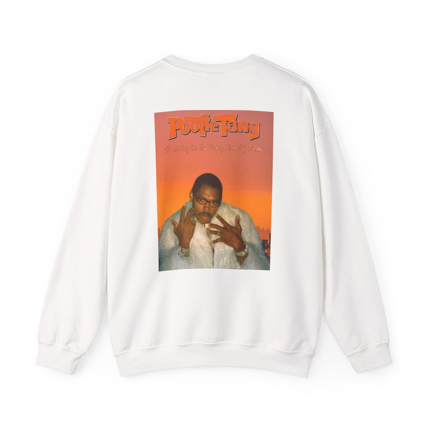 Pootie Tang Keywear Graphic Sweatshirt — Vintage Portrait Back Print Crewneck