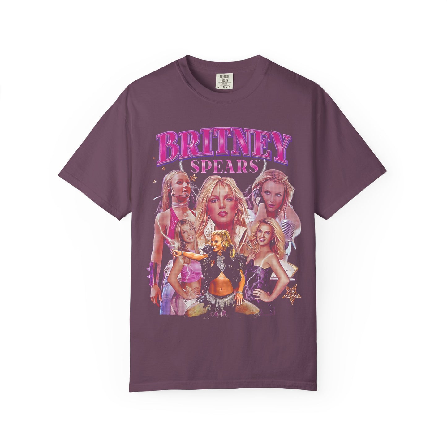 Britney Vintage Pop Star Collage T-Shirt