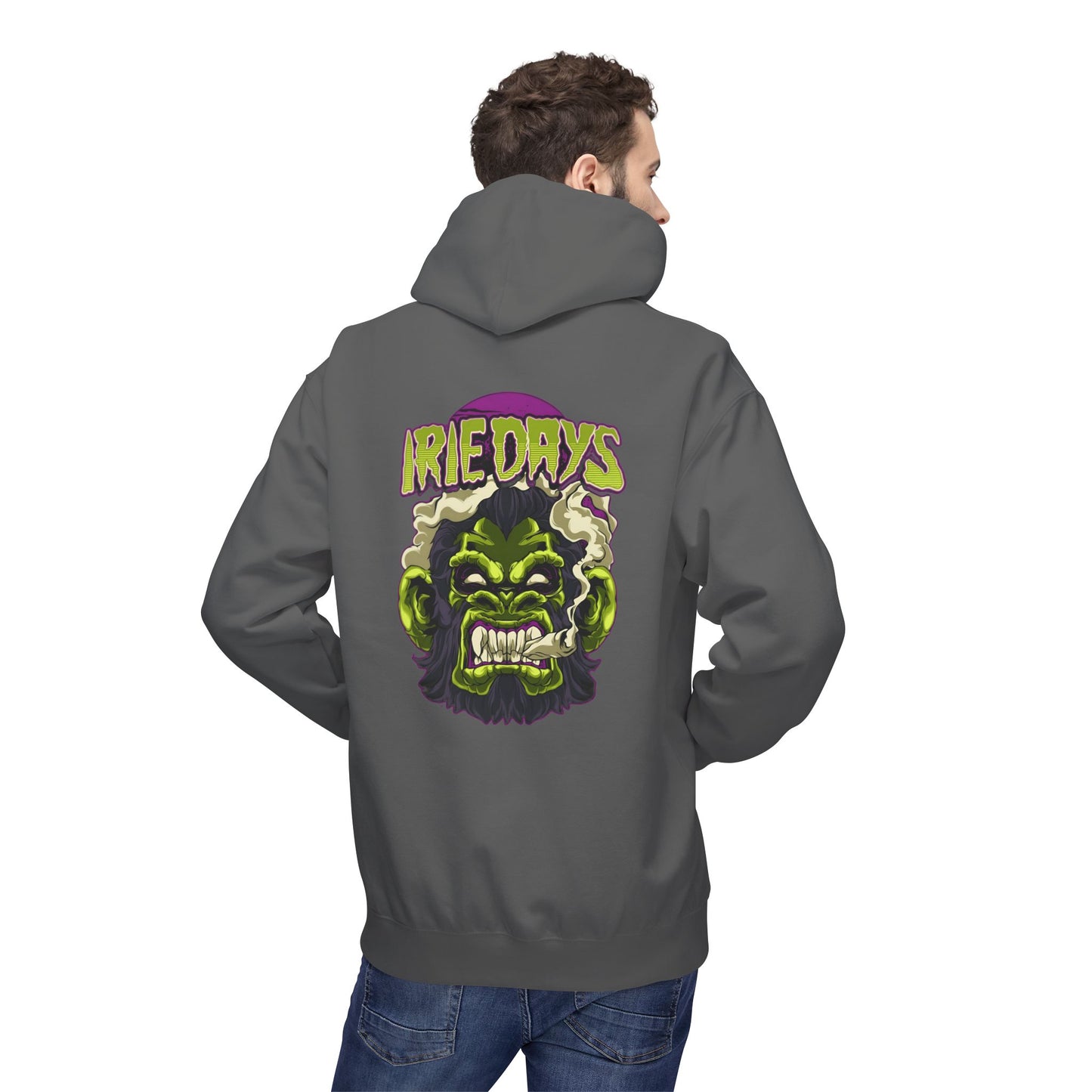 Irie Days Gorilla Graphic Hoodie — Green Monster Streetwear Pullover