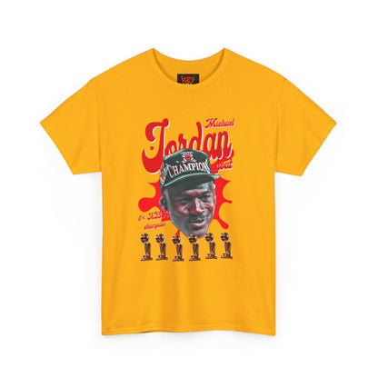 Jordan Champion Tee — Vintage Michael Jordan 6x Finals MVP Basketball Shirt