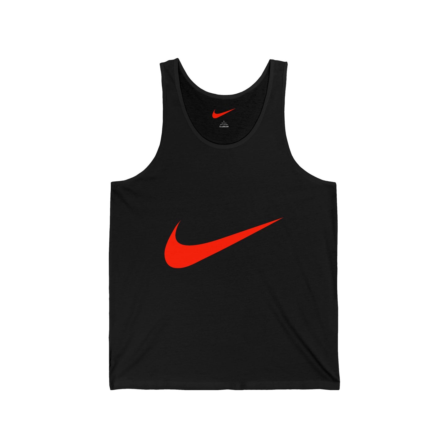 Red Swoosh Tank Top