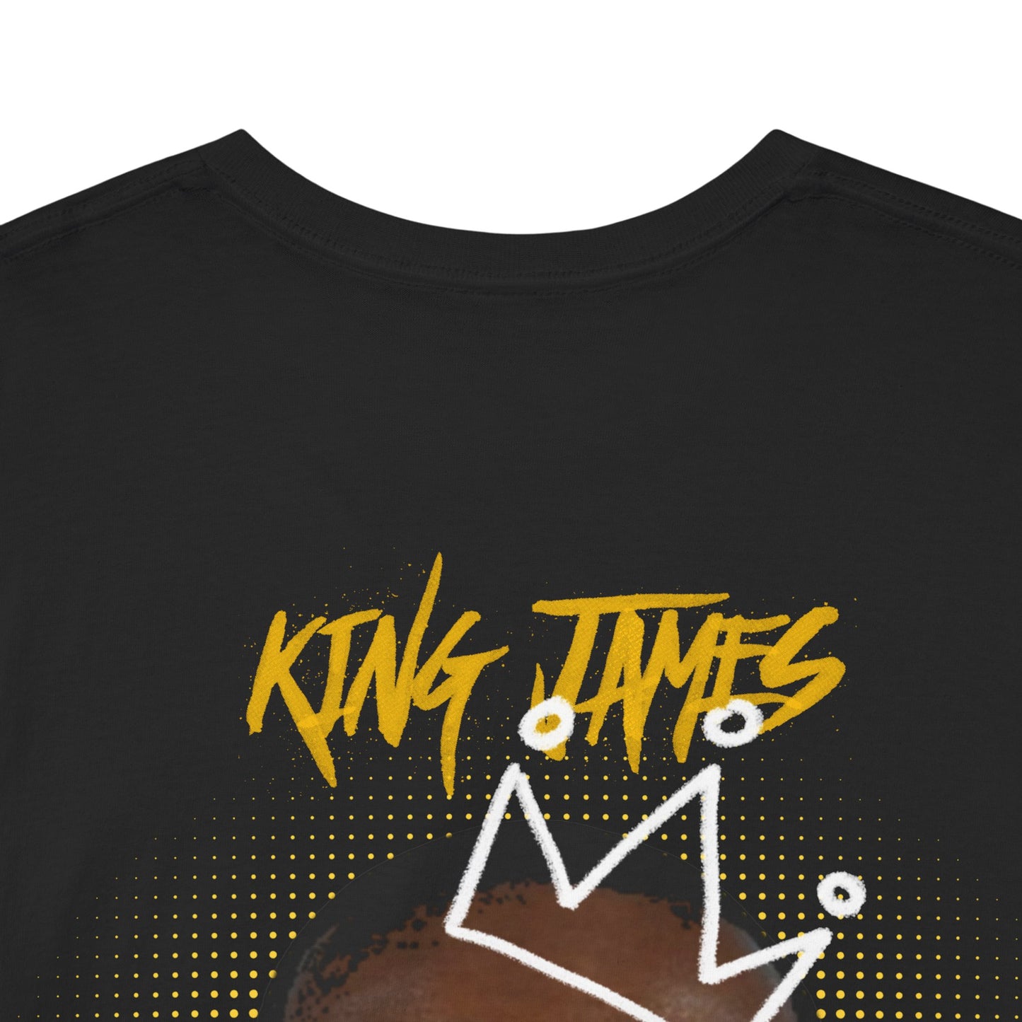 'King'  James Crown Face T-shirt