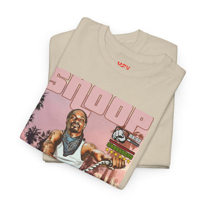Snoop Retro Pink Hip-Hop Poster Tee