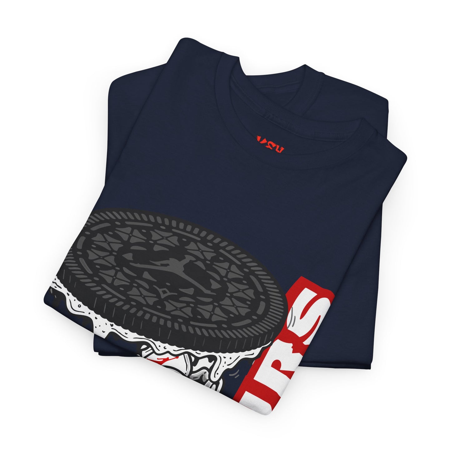 KeyWear Graphic Tee — Oreo Sneaker Sandwich Design ("FOURS")