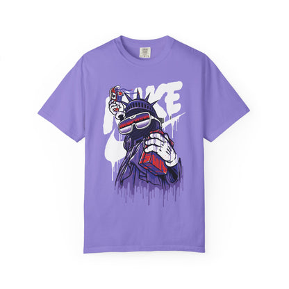 Retro Graffiti Statue of Liberty Illustration (’Like’ Spray Can)