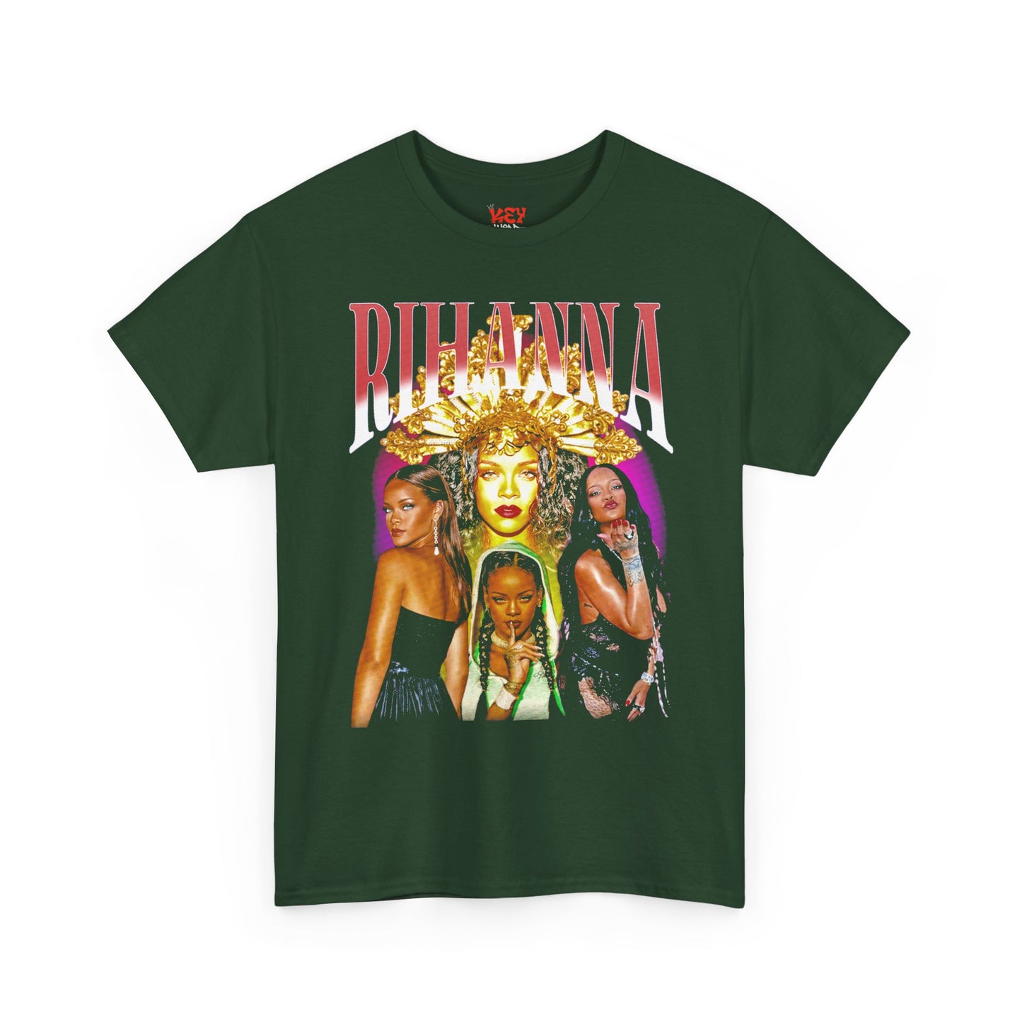 RiRi Graphic Tee — Retro Collage Music Icon Design