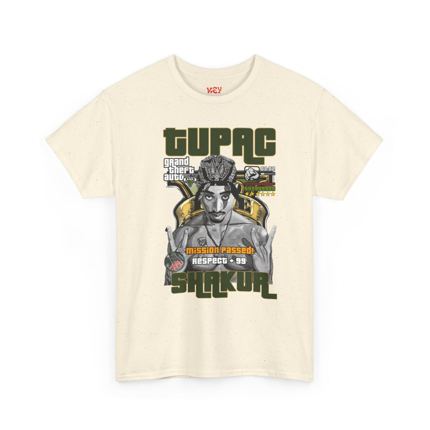 2pac Tribute Unisex Heavy Cotton Tee