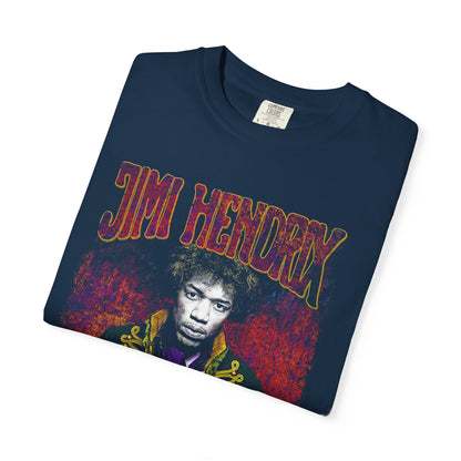Jim Retro Rock Portrait T-Shirt — Vintage Psychedelic Band Graphic