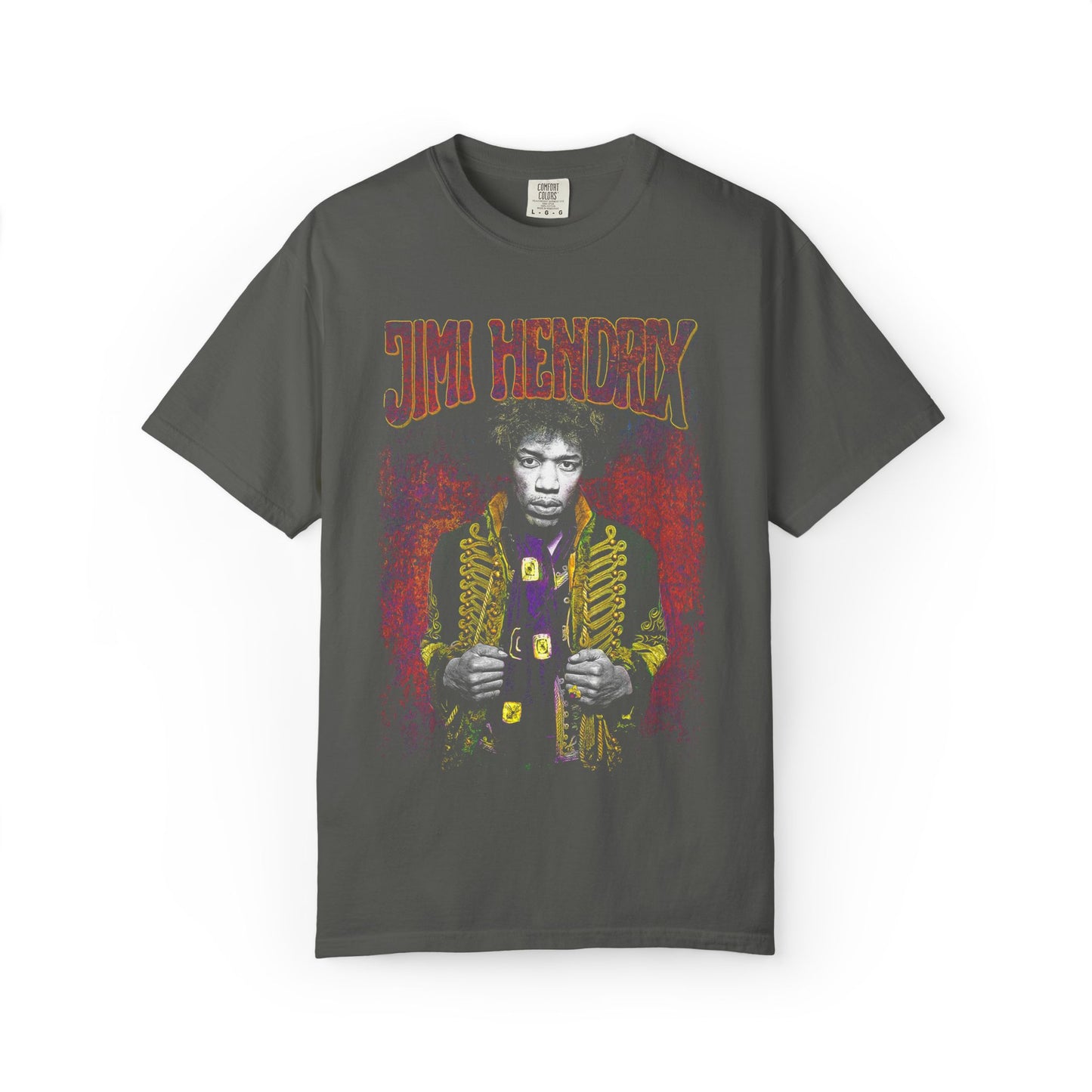 Jim Retro Rock Portrait T-Shirt — Vintage Psychedelic Band Graphic