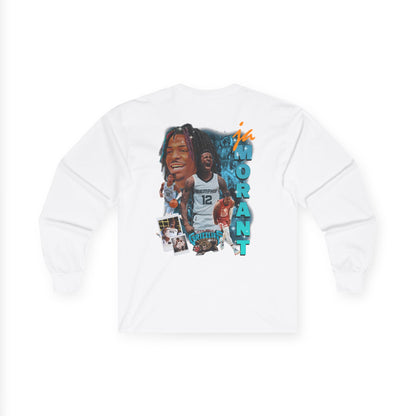 Ja Morant Long Sleeve Tee, Unisex Cotton Shirt for Sports Fans, Basketball Gift, Casual Wear, Game Day Top