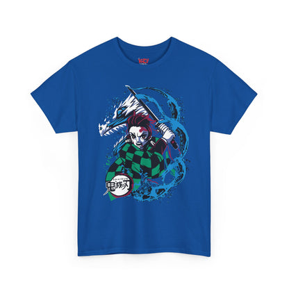 Demon Slayer Tanjiro Graphic Tee — Water Breathing Anime T-Shirt