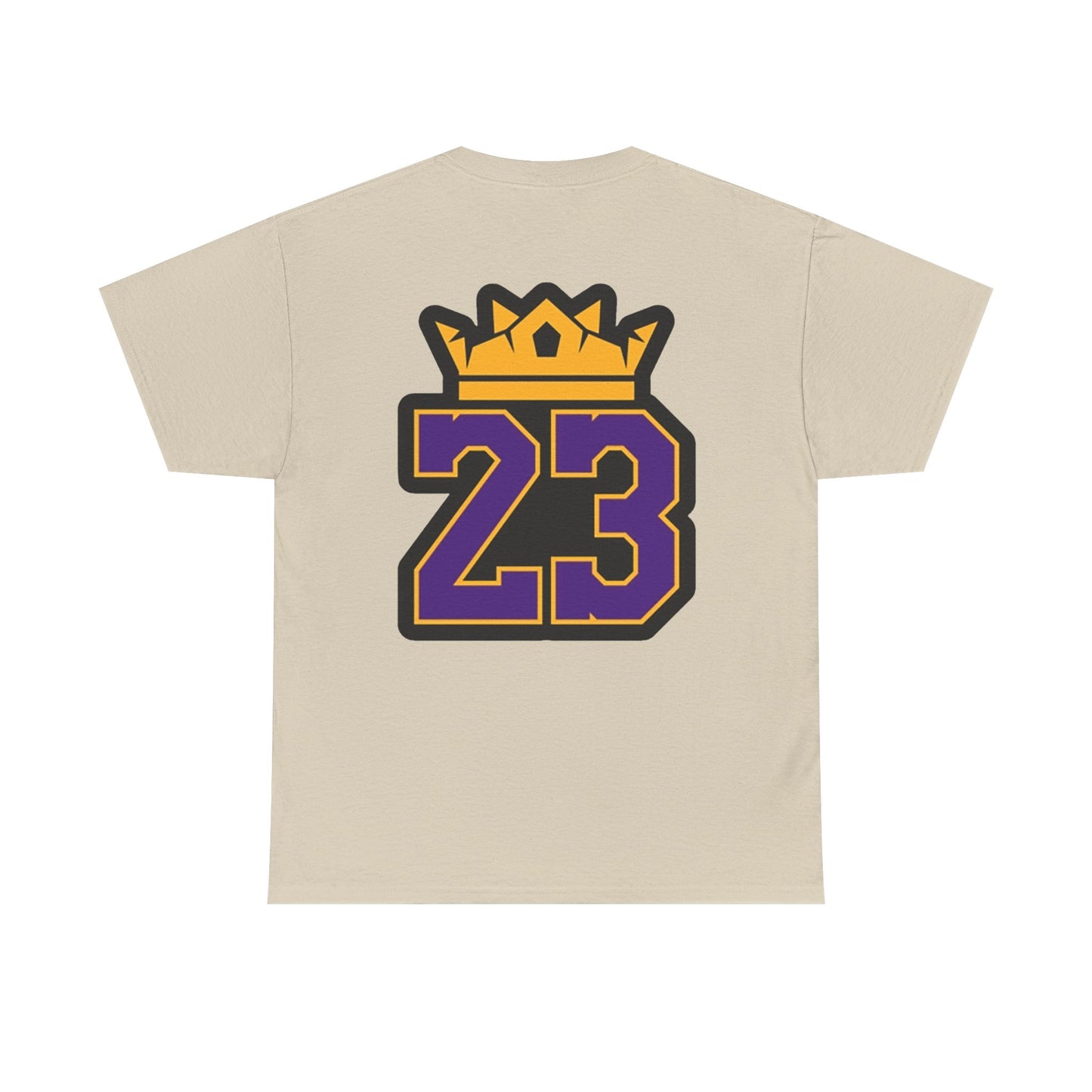 King Crown 23 Tee – Purple & Gold Sports Number Shirt