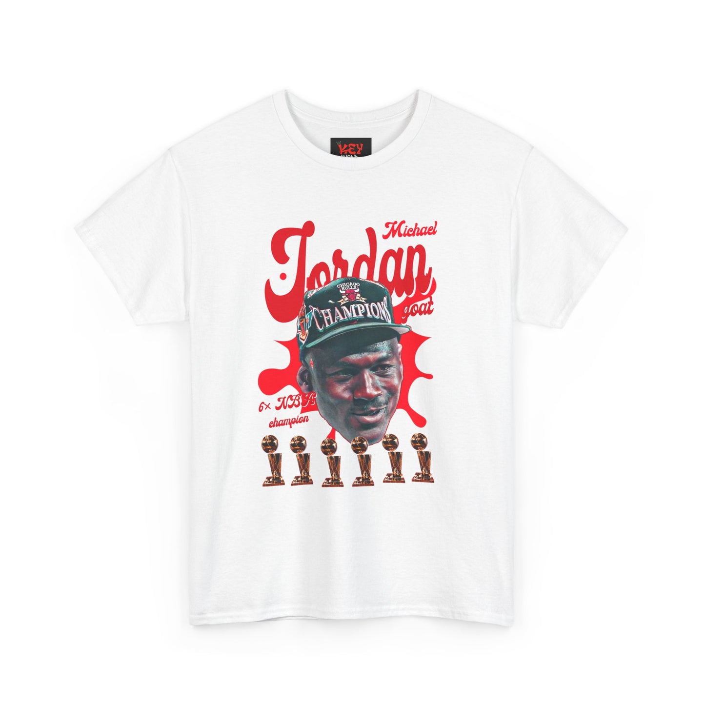 Jordan Champion Tee — Vintage Michael Jordan 6x Finals MVP Basketball Shirt