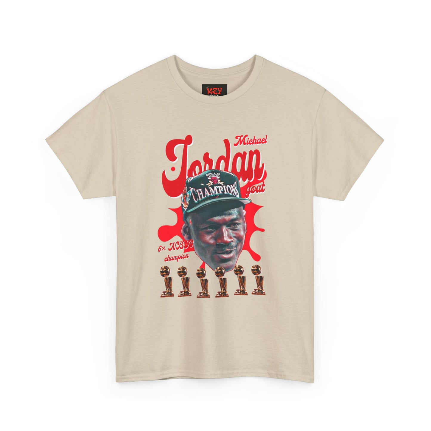 Jordan Champion Tee — Vintage Michael Jordan 6x Finals MVP Basketball Shirt