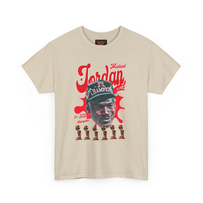 Jordan Champion Tee — Vintage Michael Jordan 6x Finals MVP Basketball Shirt