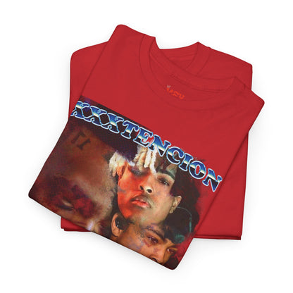 X Graphic Tee - Retro Rap Collage T-Shirt (Portrait Montage Design)