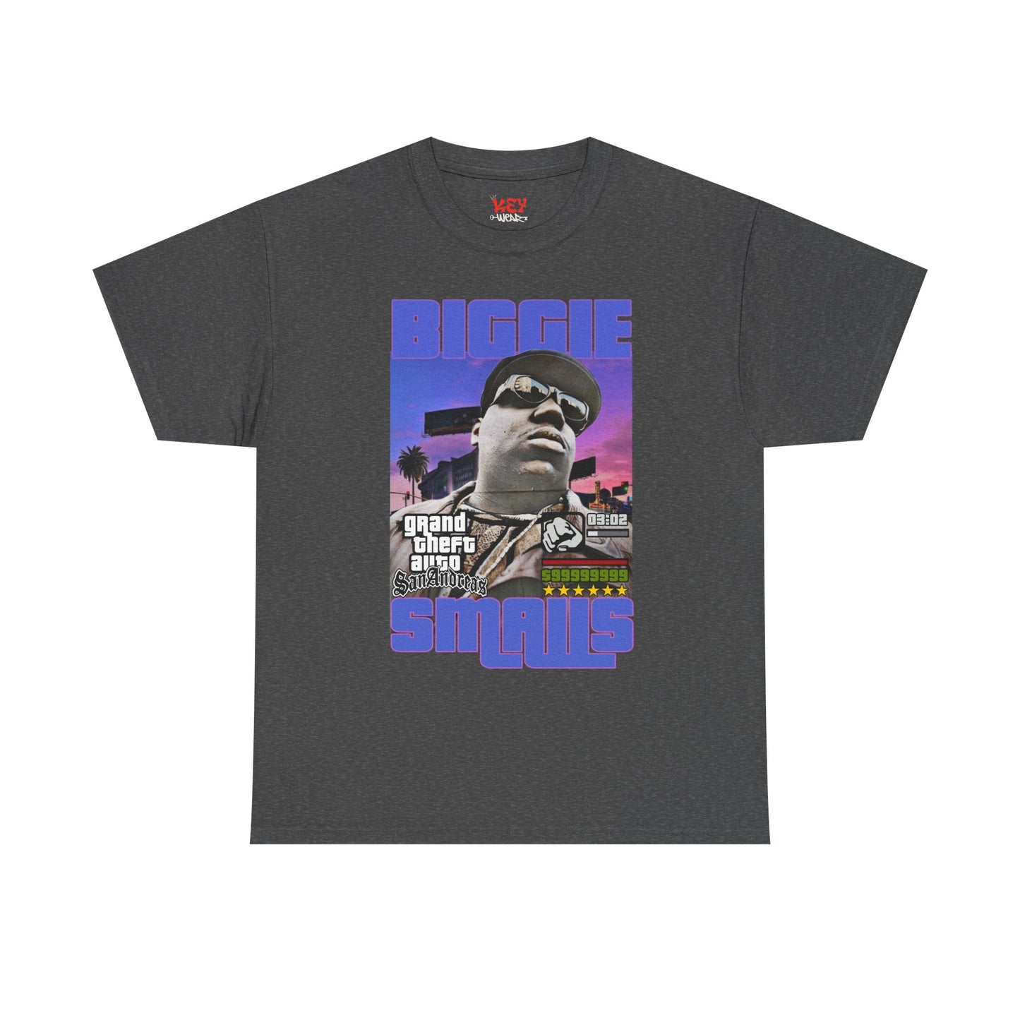 Biggie Tee — Retro Dragon Warrior Graphic T‑Shirt