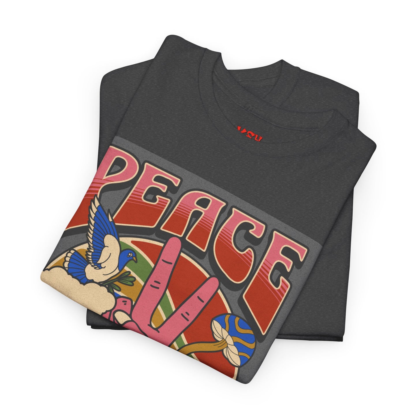 Peace Always T-Shirt – Retro 70s Hippie Peace Sign Graphic Tee