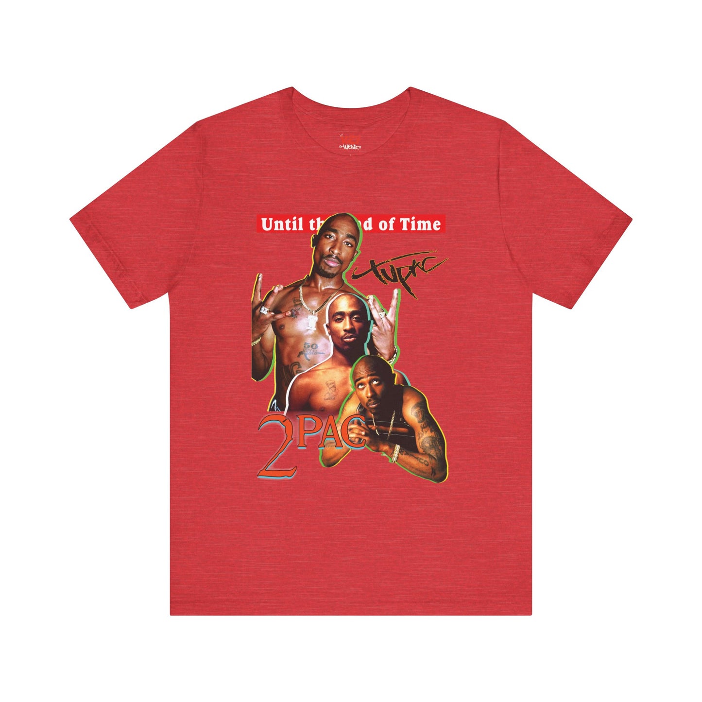 2pac Tribute Unisex Jersey Tee - Until the End of Time Design