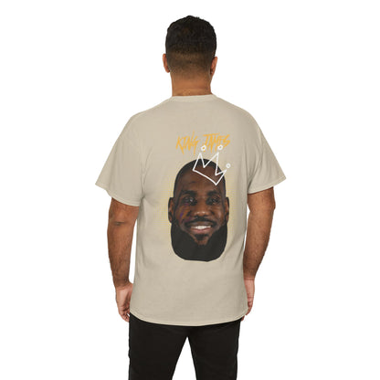 'King'  James Crown Face T-shirt