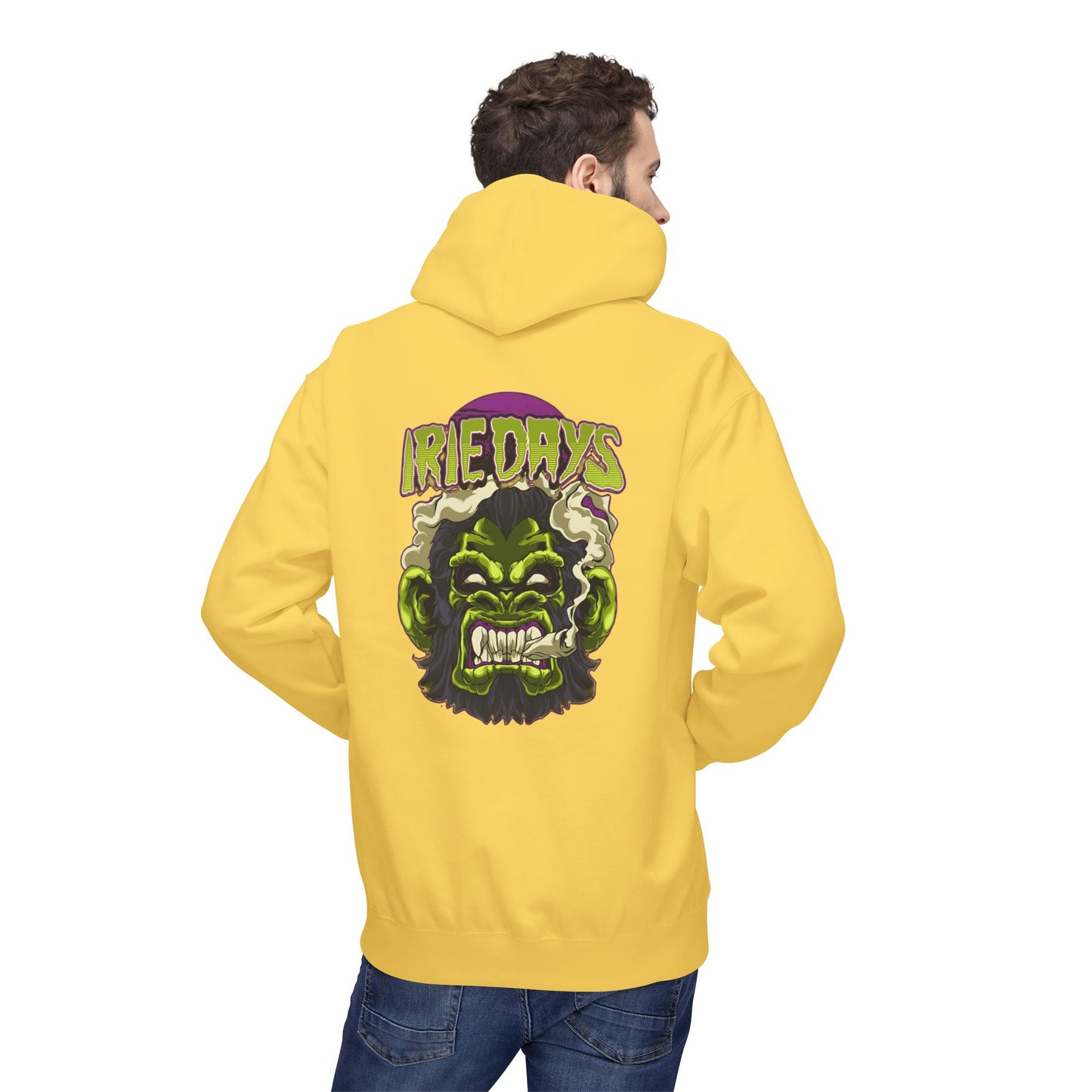 Irie Days Gorilla Graphic Hoodie — Green Monster Streetwear Pullover
