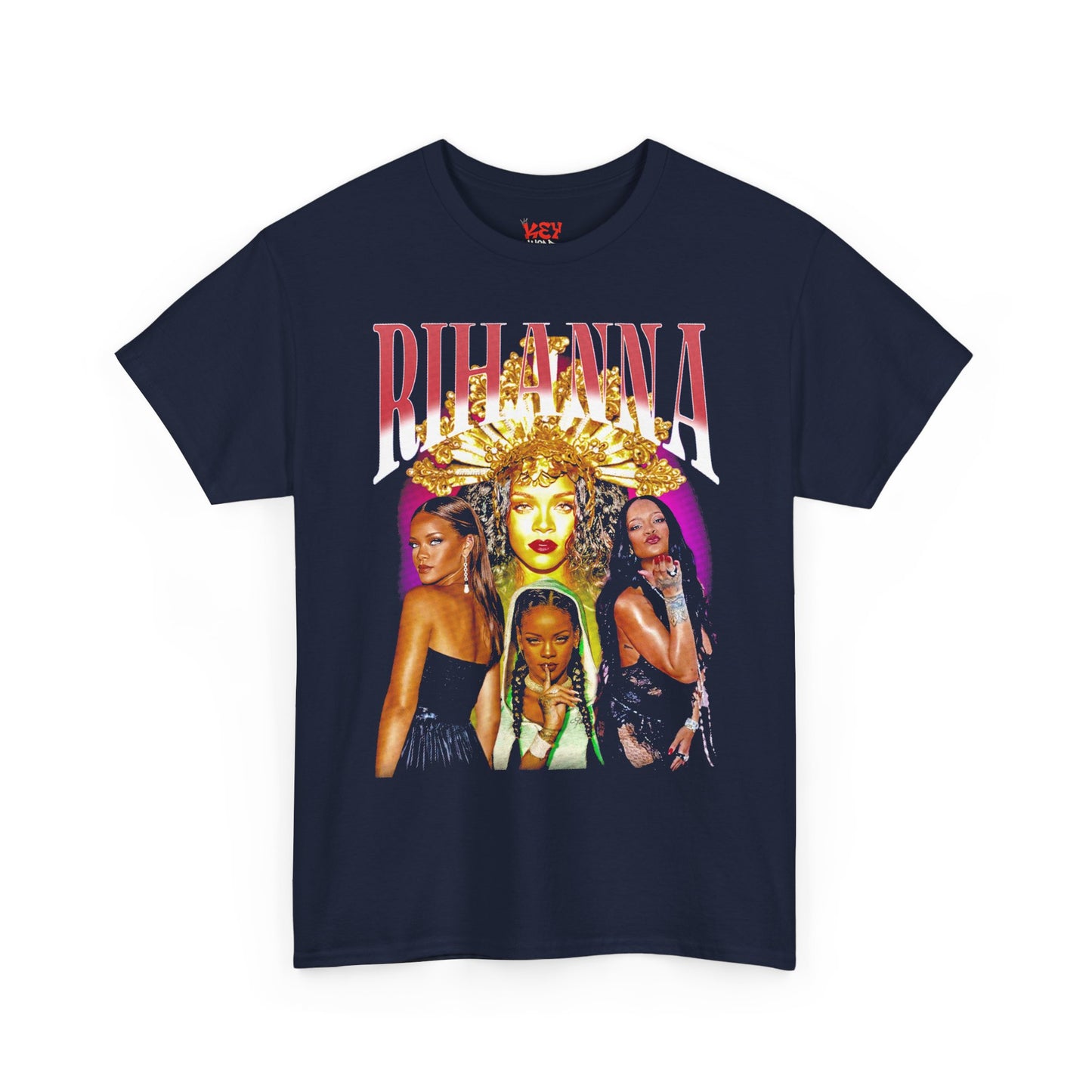 RiRi Graphic Tee — Retro Collage Music Icon Design