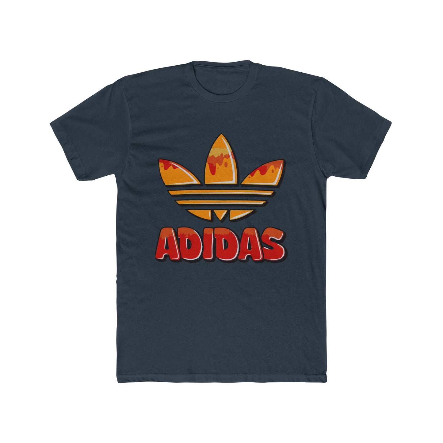 Vintage Flame Adidas Logo T-Shirt